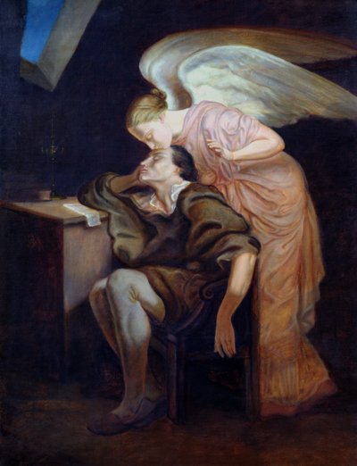 Le rêve du poète ou, Le baiser de la muse, 1859-60 - Paul Cézanne